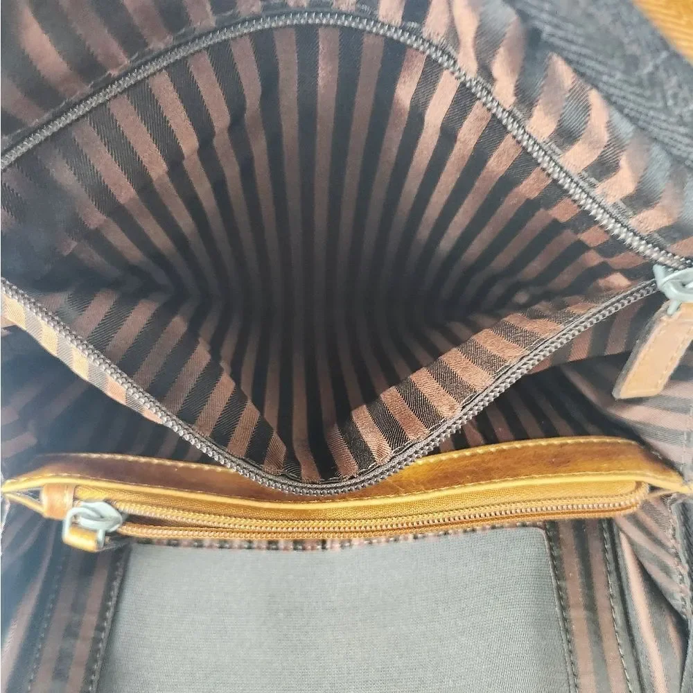 Jack Georges Voyager Convertible Backpack Crossbody Brown Buffalo Leather